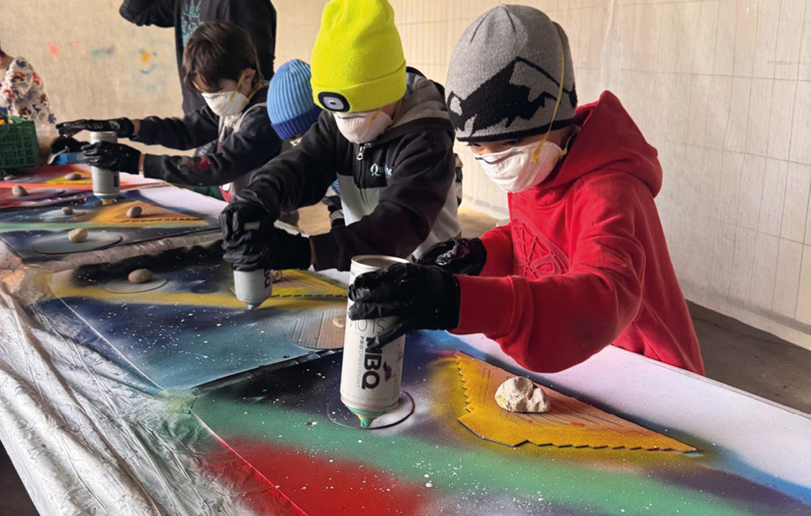 SPRAY WORKSHOP FÜR KINDER